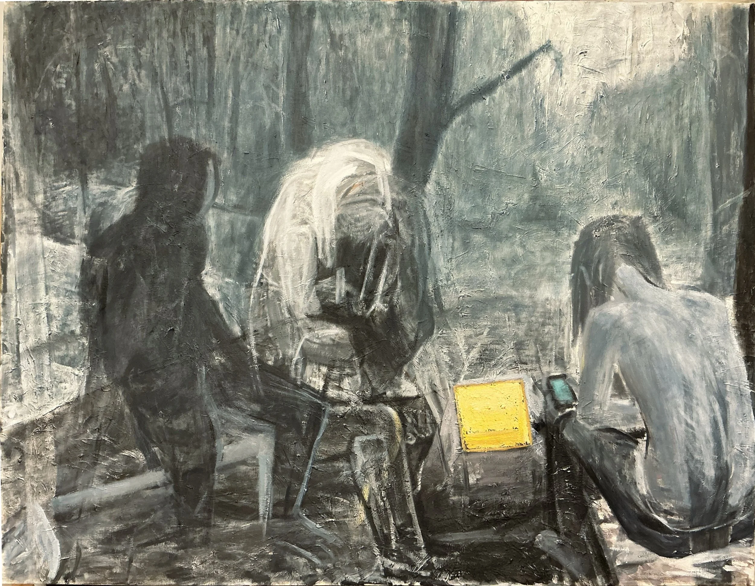 Hvis lyset tar oss. Oil on canvas. 2025