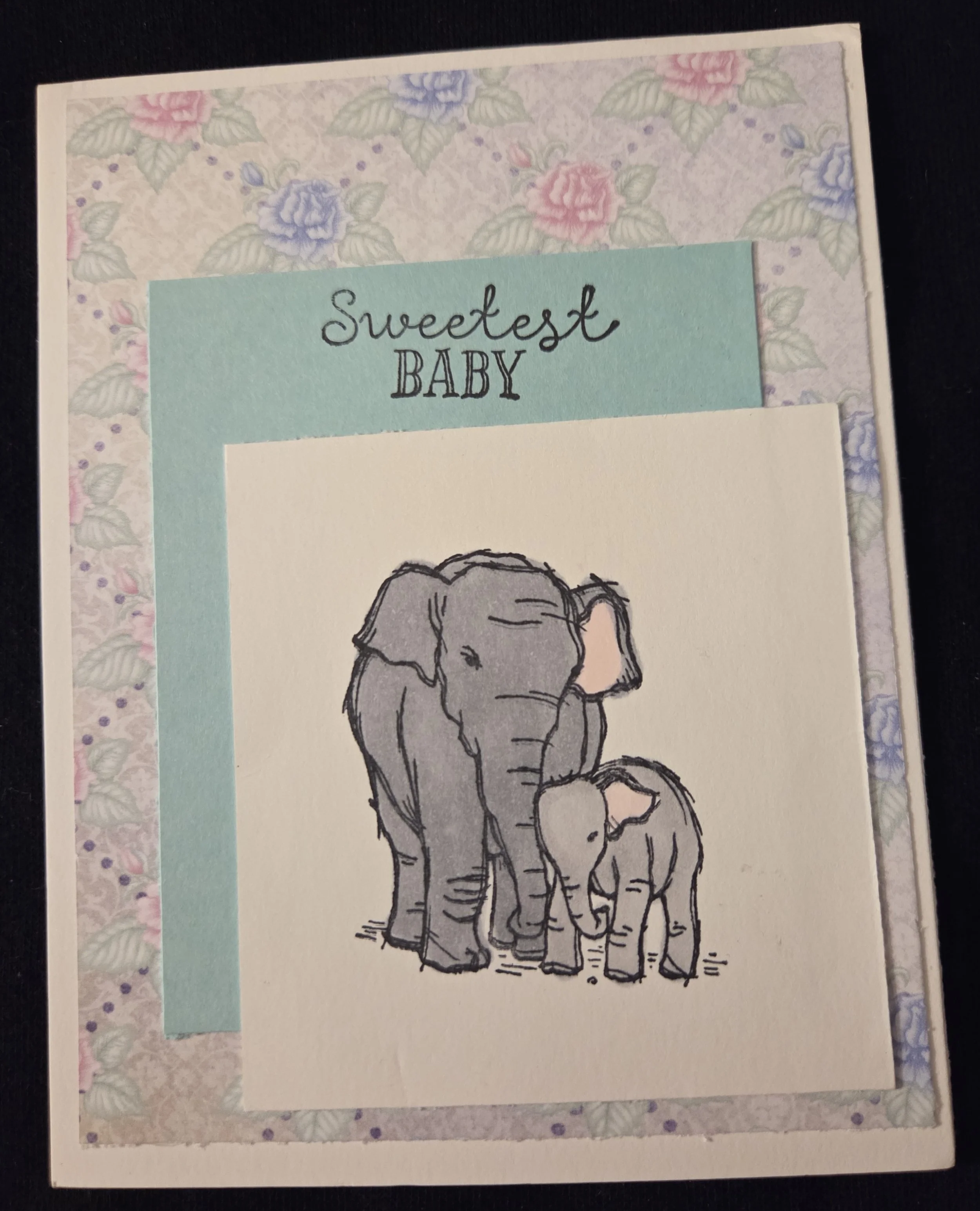 sweetest baby card