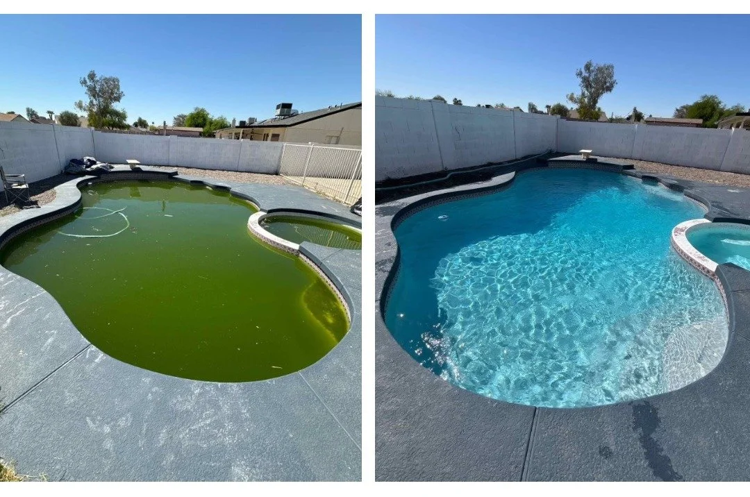 Green water doesn&rsquo;t happen overnight &mdash; and it doesn&rsquo;t fix itself.

Algae thrives when sanitizer levels fall or equipment isn&rsquo;t working properly. Left untreated, it can stain surfaces and stress your system.

Handled early, it&