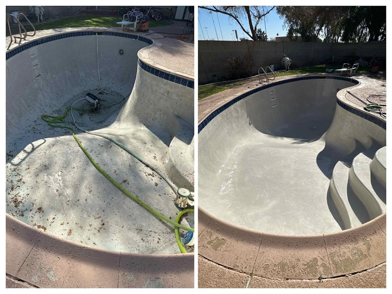 Over time, plaster can become stained and worn from mineral buildup and age.

A properly performed acid wash removes surface staining and restores a brighter finish.

An acid wash isn&rsquo;t something that should be done frequently &mdash; but when 