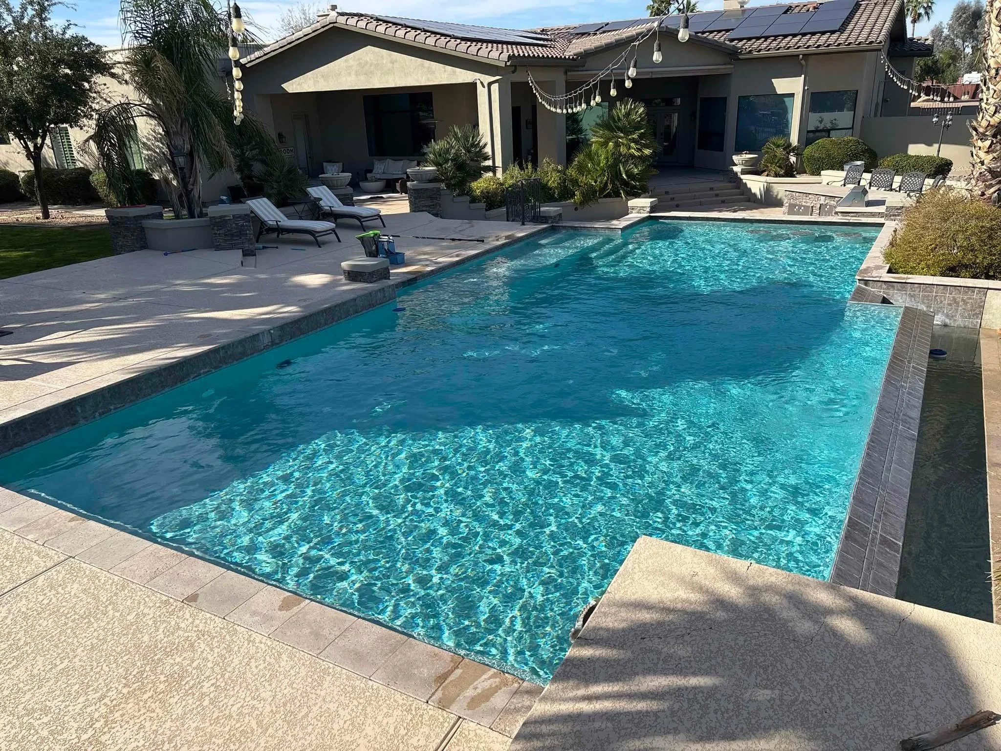 ☀️ Arizona backyard goals.

There&rsquo;s nothing better than stepping outside and seeing your pool looking this clear and inviting. Regular service and proper water care make all the difference between a pool you avoid&hellip; and one you actually e