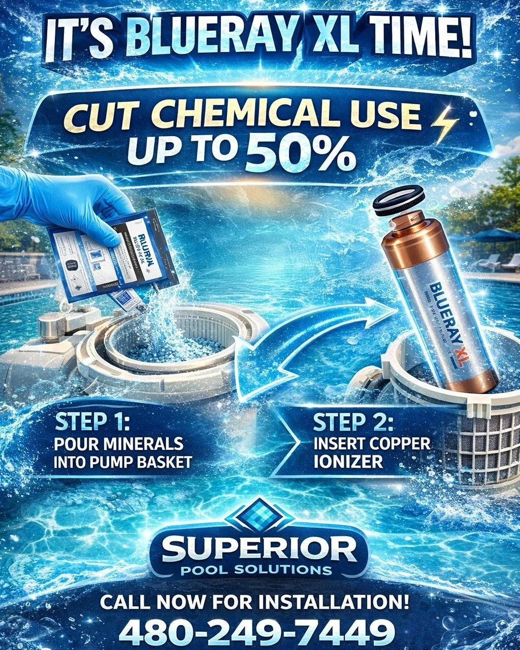 As a pool professional, your recommendations matter.

Blueray XL mineral purifiers are a smart upgrade you can offer clients to:
✔ Enhance water quality
✔ Reduce chemical strain
✔ Maintain better balance between service visits

It&rsquo;s a simple in