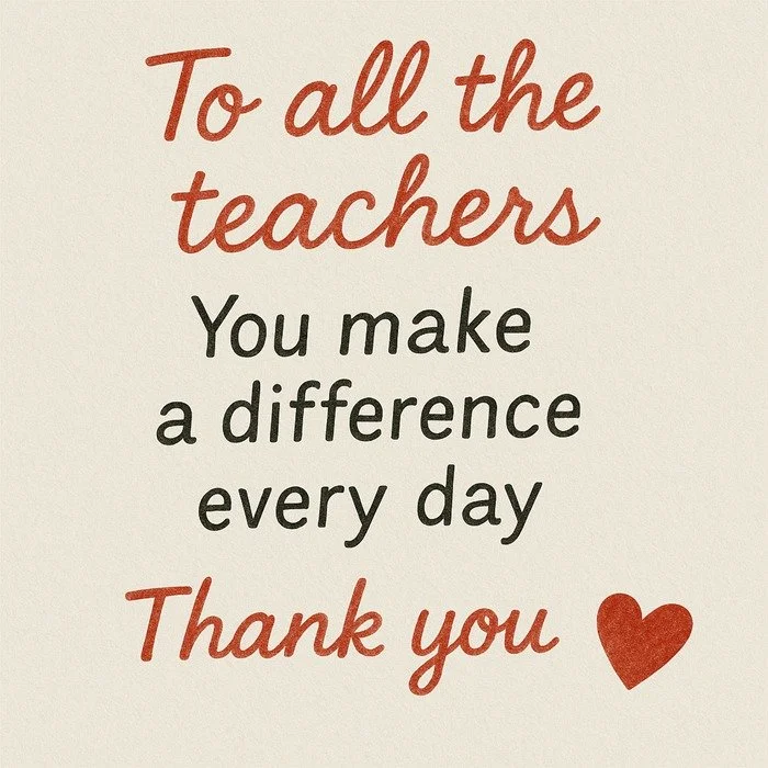 Happy National Teachers Day! 🍎

Today we want to say THANK YOU to all the incredible teachers and mentors out there.

Your guidance, patience, and dedication make a lasting impact every single day.
You&rsquo;re shaping lives, building confidence, an
