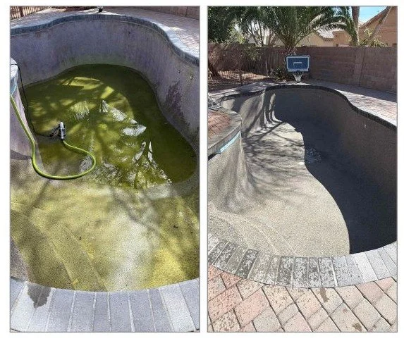 Green to clean 💪

This pool went from swampy and unusable&hellip; to clean, clear, and ready to enjoy again.

Green pools don&rsquo;t fix themselves&mdash;and the longer they sit, the worse (and more expensive) they get.

👉 If your pool is starting