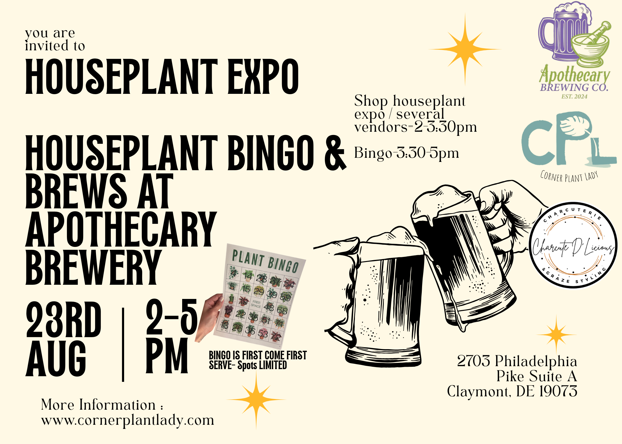 Houseplant Expo At Apothercary Brewery
