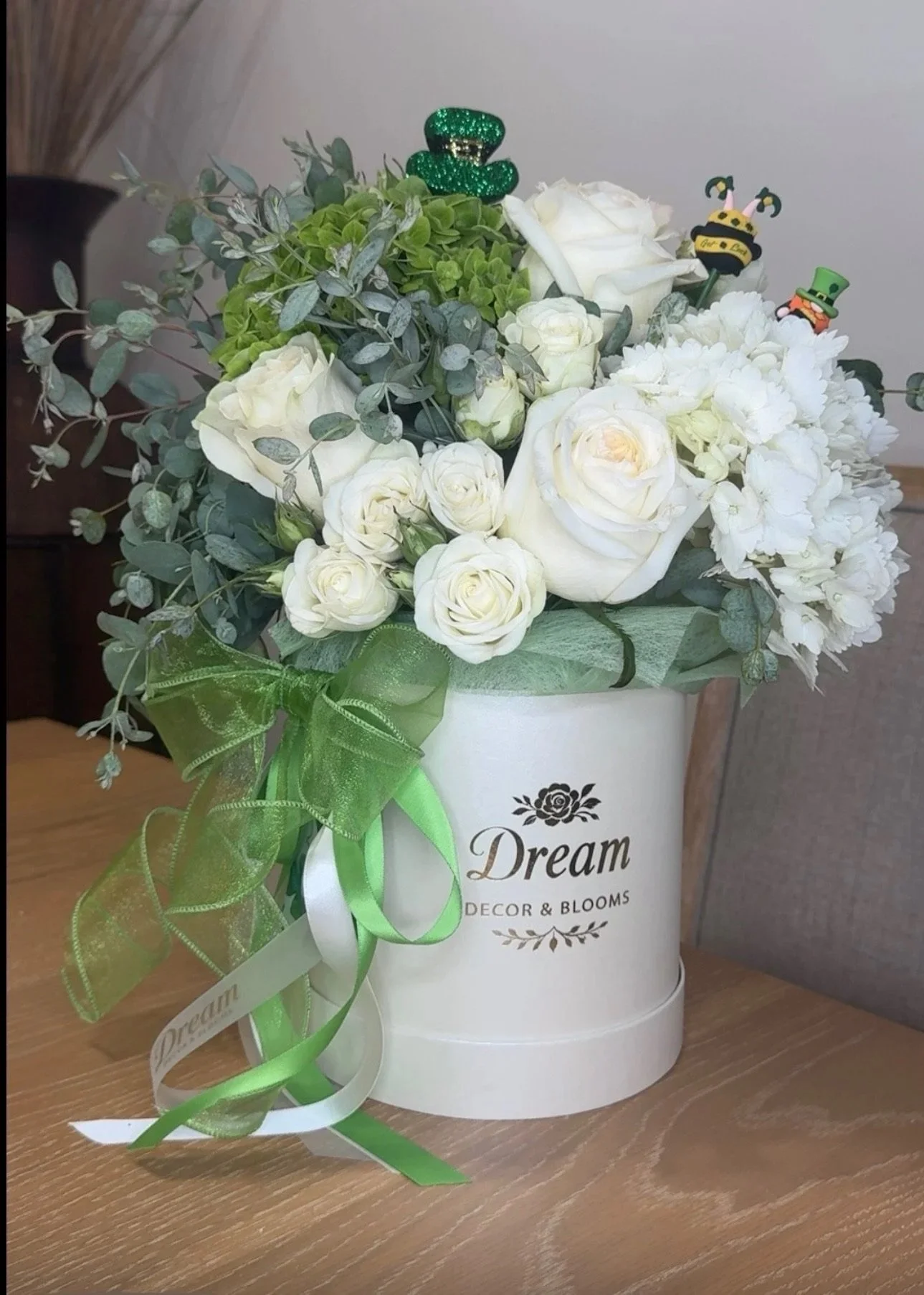 Emerald Elegance Spring Arrangement