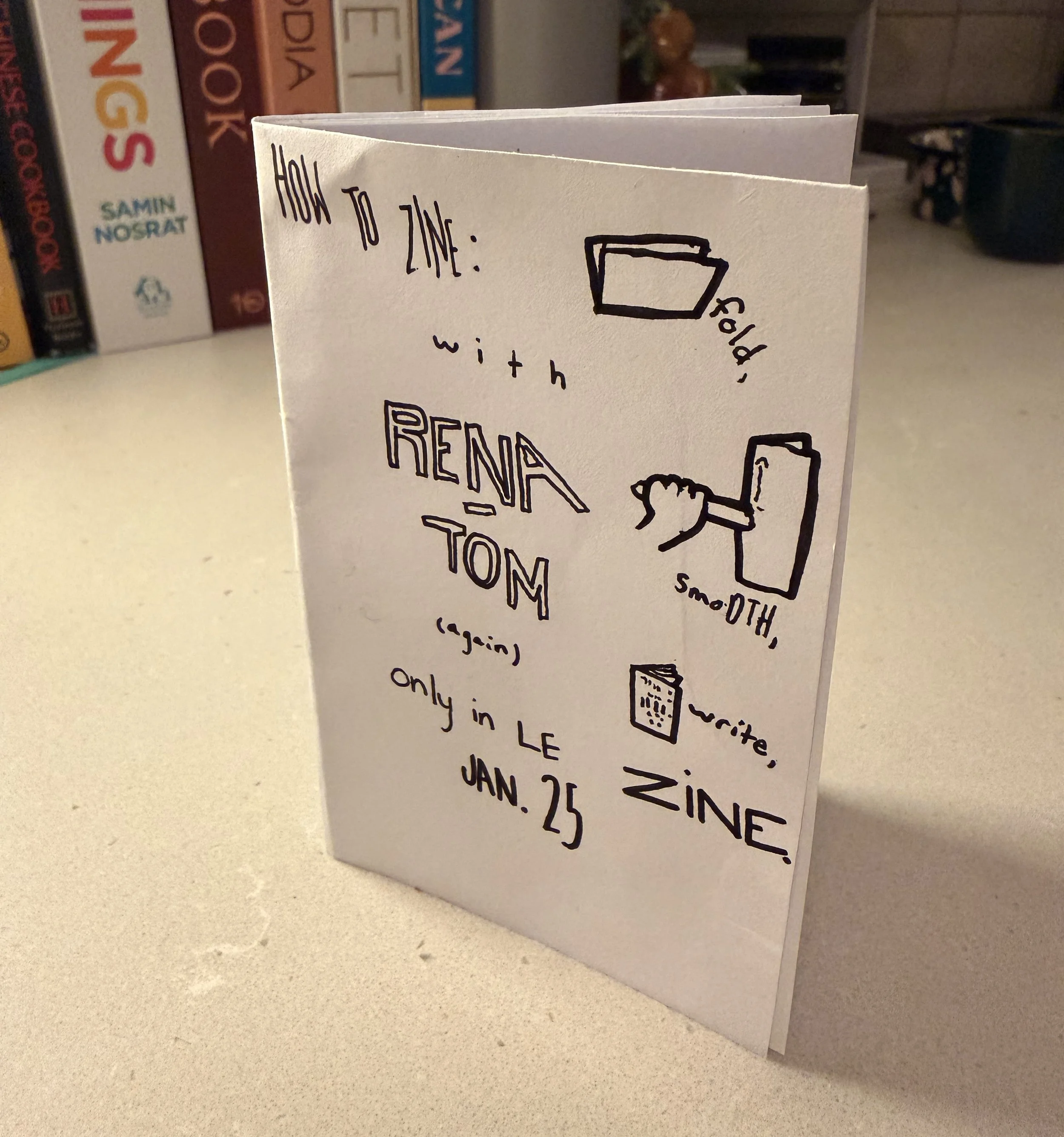 Zine-making Workshop, pt. 2