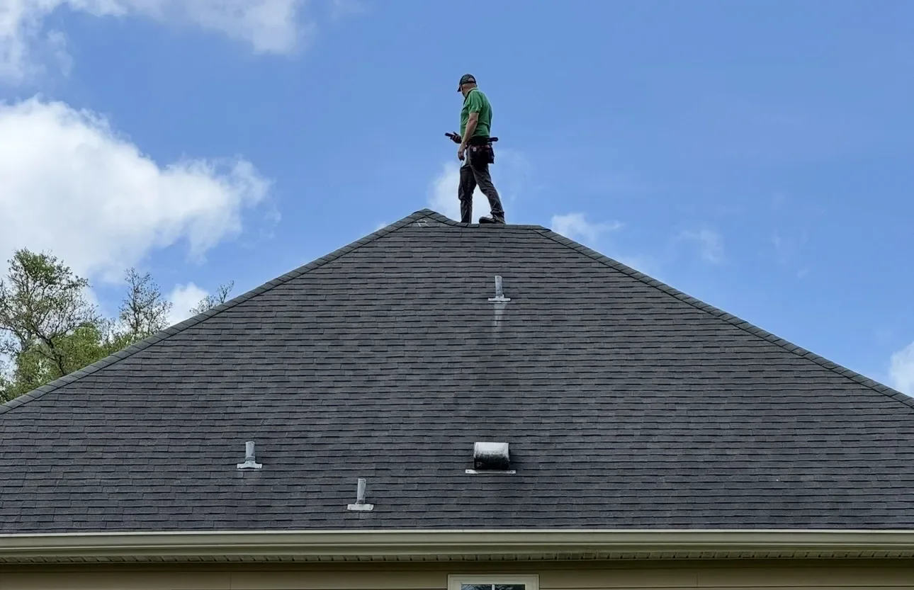 Roof inspection in Sooke