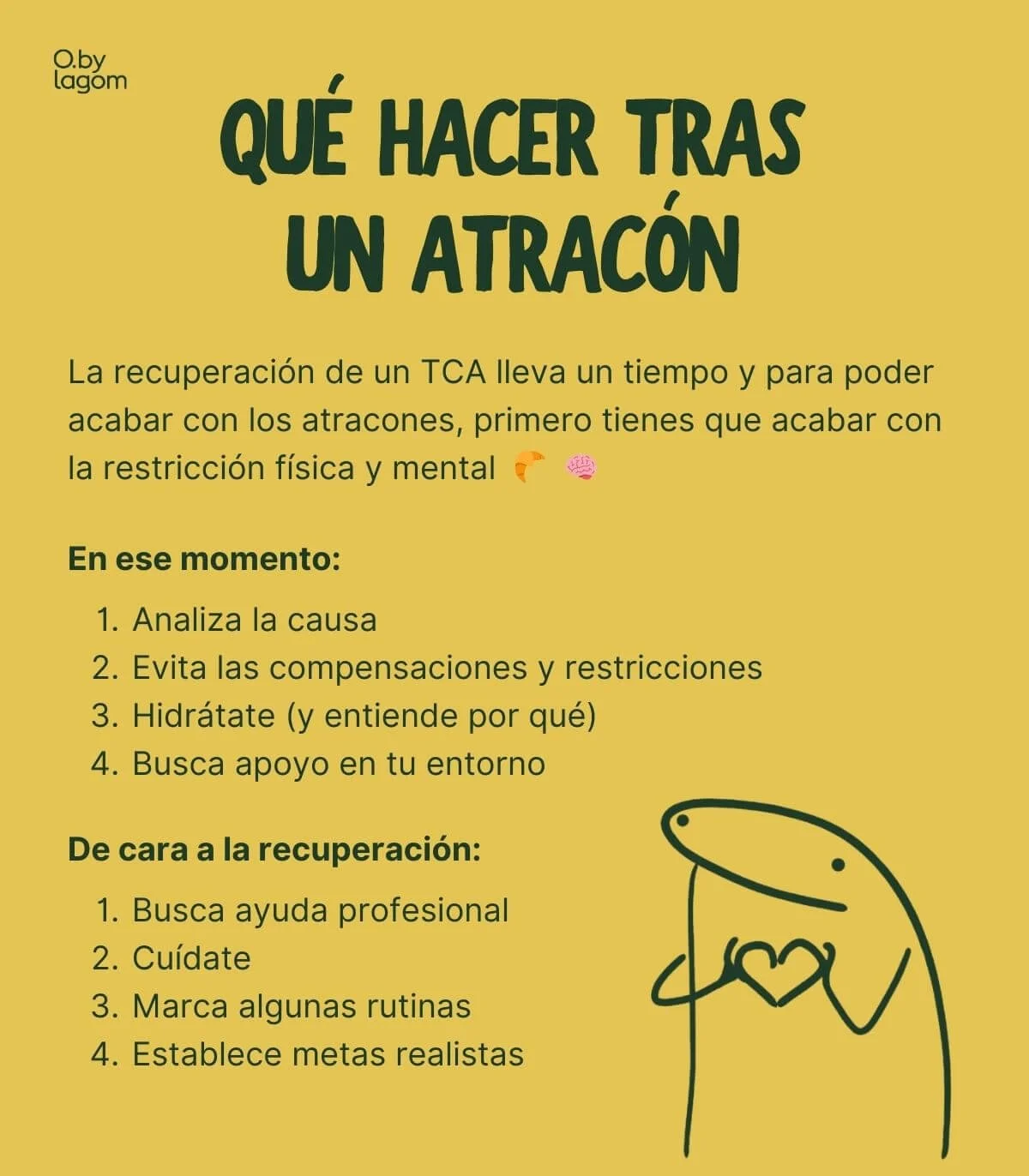 que hacer tras un atracon