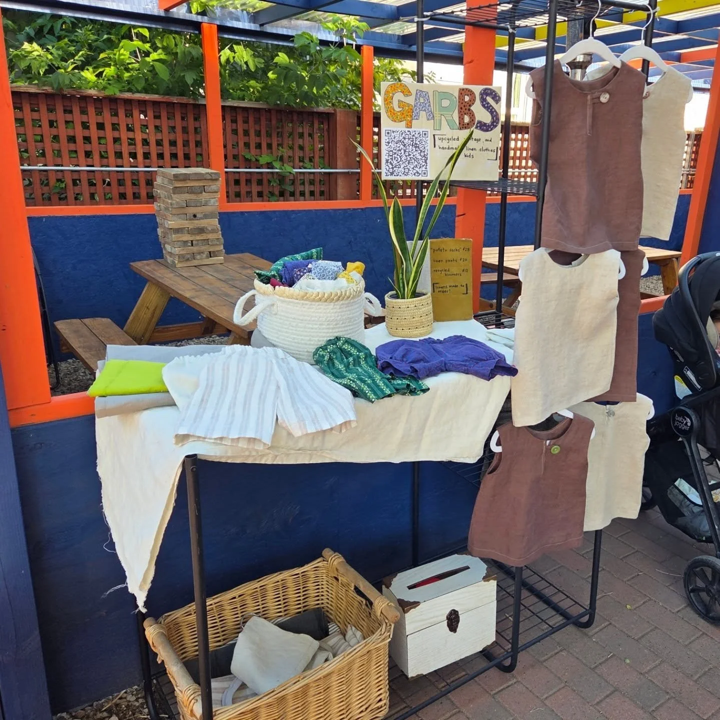 Garbs has come a long way since this first market last summer. 
Website is live, tell all the kids!
www.garbsbyamy.com