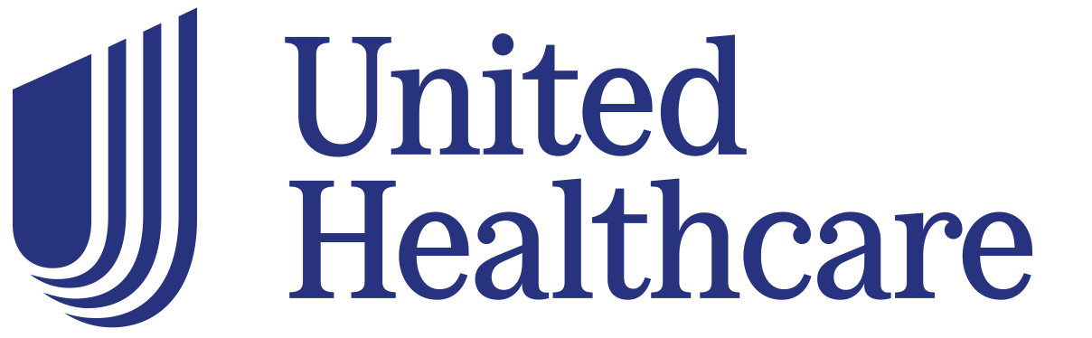 United Healthcare logo with blue stylized 'U' and the company name written next to it.
