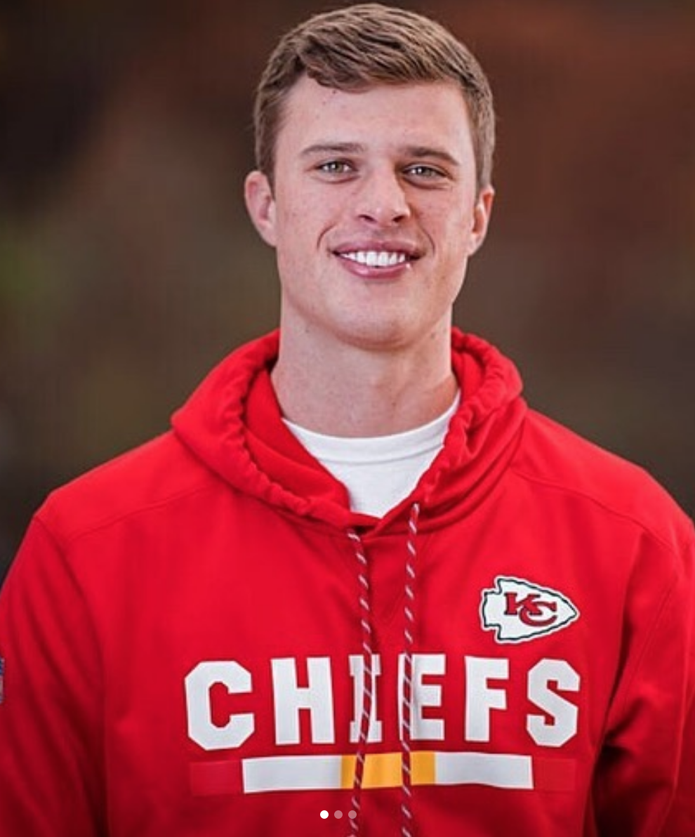 Harrison Butker, recipient of the first Westminster NVN No Greater Love Award in 2012