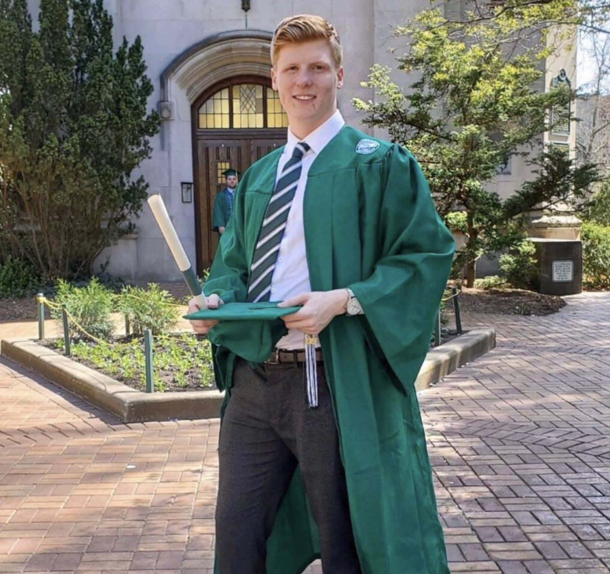 Carson Fick, recipient of the DKE Nick Napolitano Award for Chapter President Excellence, 2018