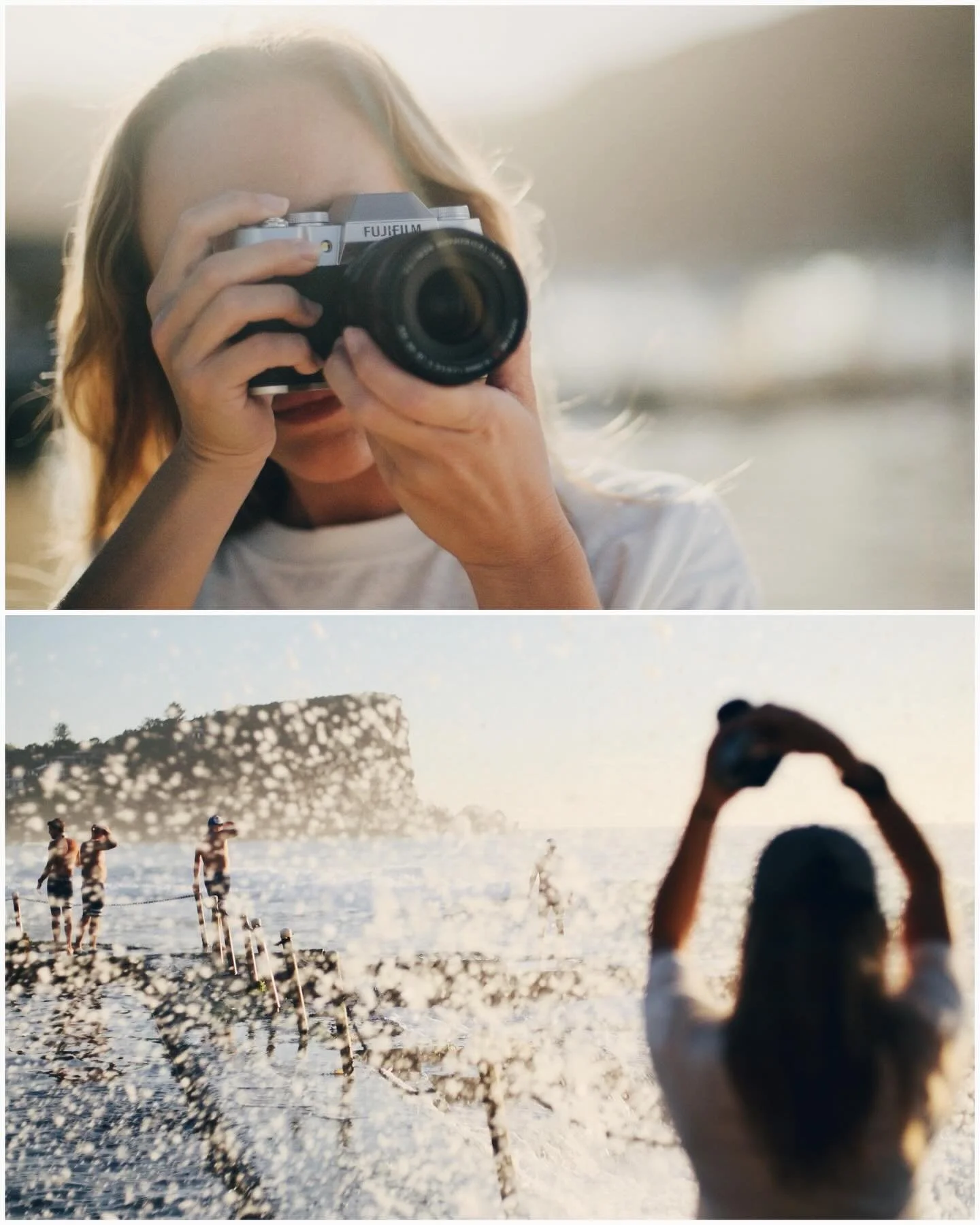 Taking on Sydney&rsquo;s beaches testing out the brand new @fujifilmx_au XT50&rsquo;s capabilities with early morning light and water resistance

Director: @christianeditor
DOP: @blakecastle
Featured Photographer: @fieldnotes__ 

#bts #setlife #filmc