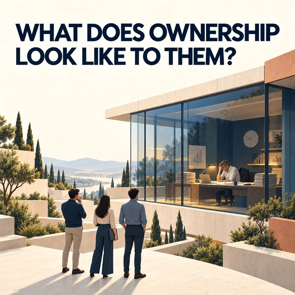 The next generation is watching what ownership does to your life.