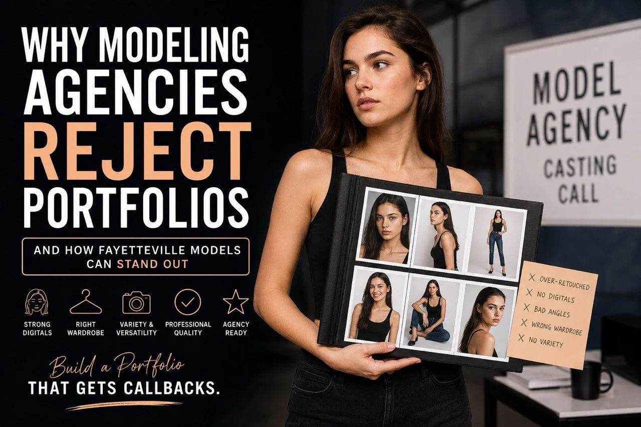 Why Modeling Agencies Reject Portfolios (And How Fayetteville Models Can Stand Out)