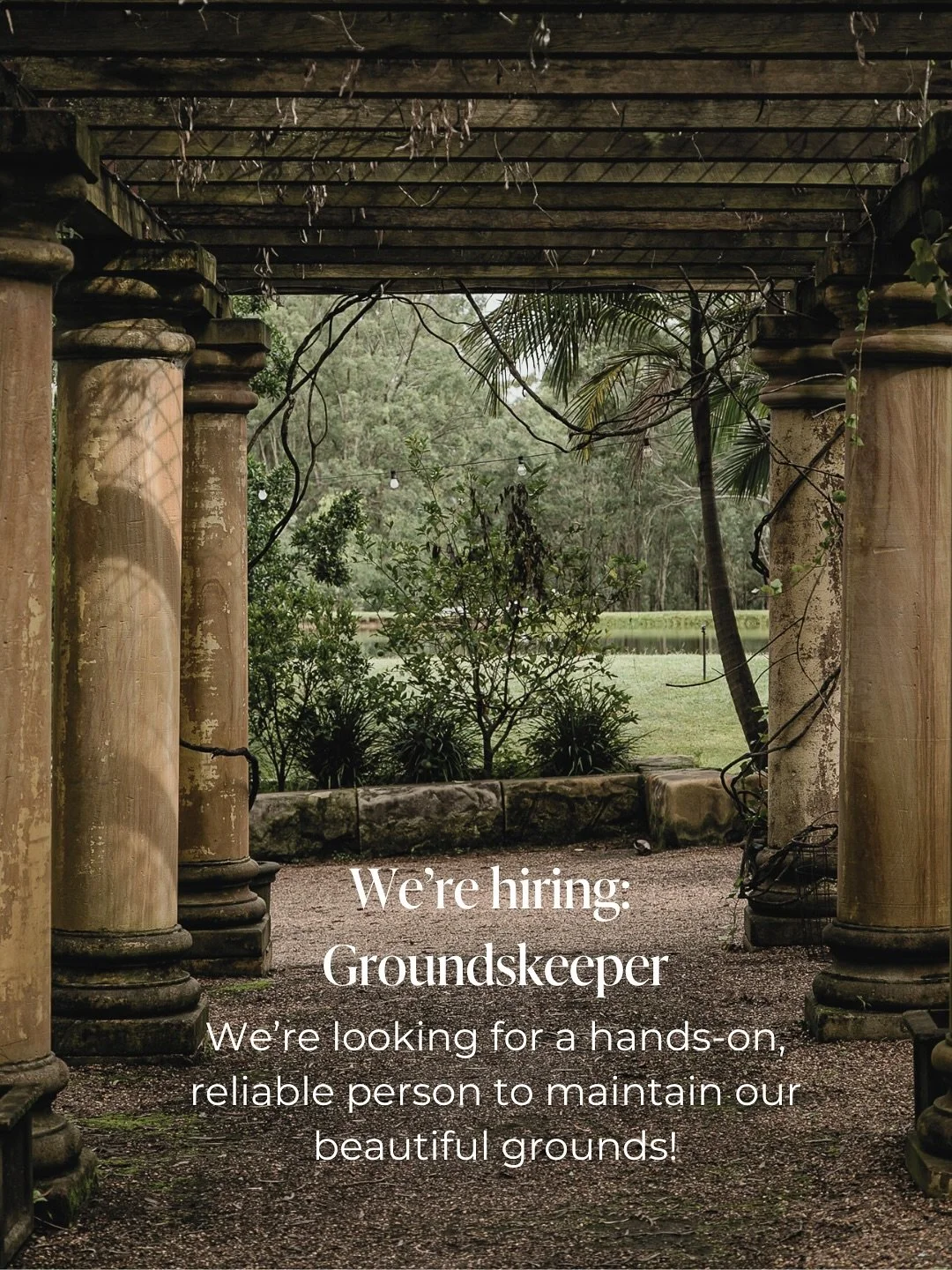 Leaves &amp; Fishes is growing, and with that comes an opportunity to welcome someone new into our small and passionate team. Our property is truly at its best when every corner is cared for, every garden tended, and every path feels peaceful and inv