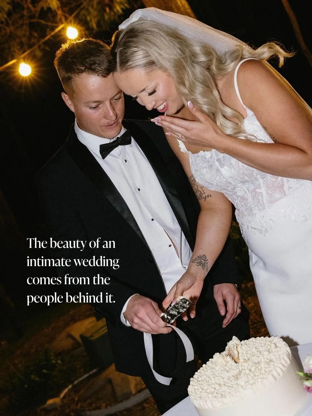 A beautiful wedding is never created by one person alone.

Behind every intimate celebration here is a team of people who care deeply about the experience our couples have &mdash; from the way they feel walking down the aisle to the way their guests 