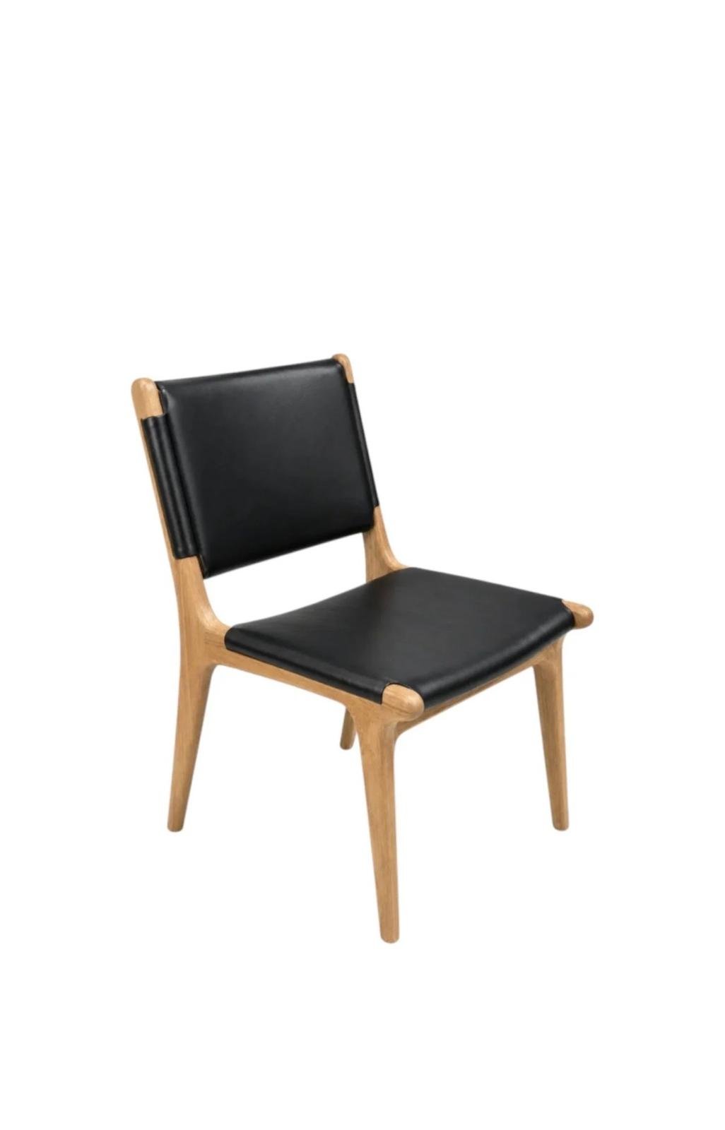 Black scandinavian mid century dinging chair.jpg