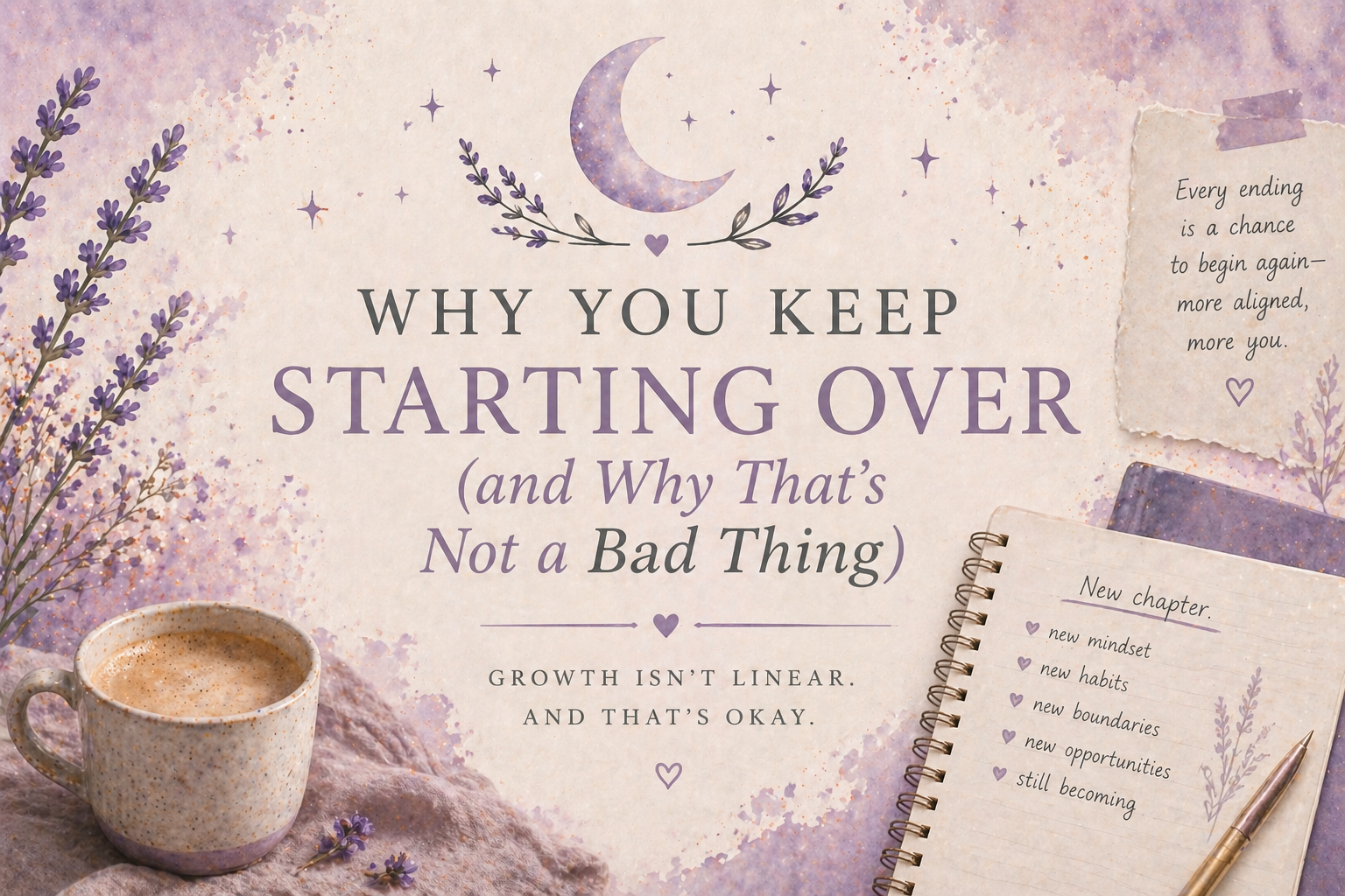 Why You Keep Starting Over (and Why That’s Not a Bad Thing)