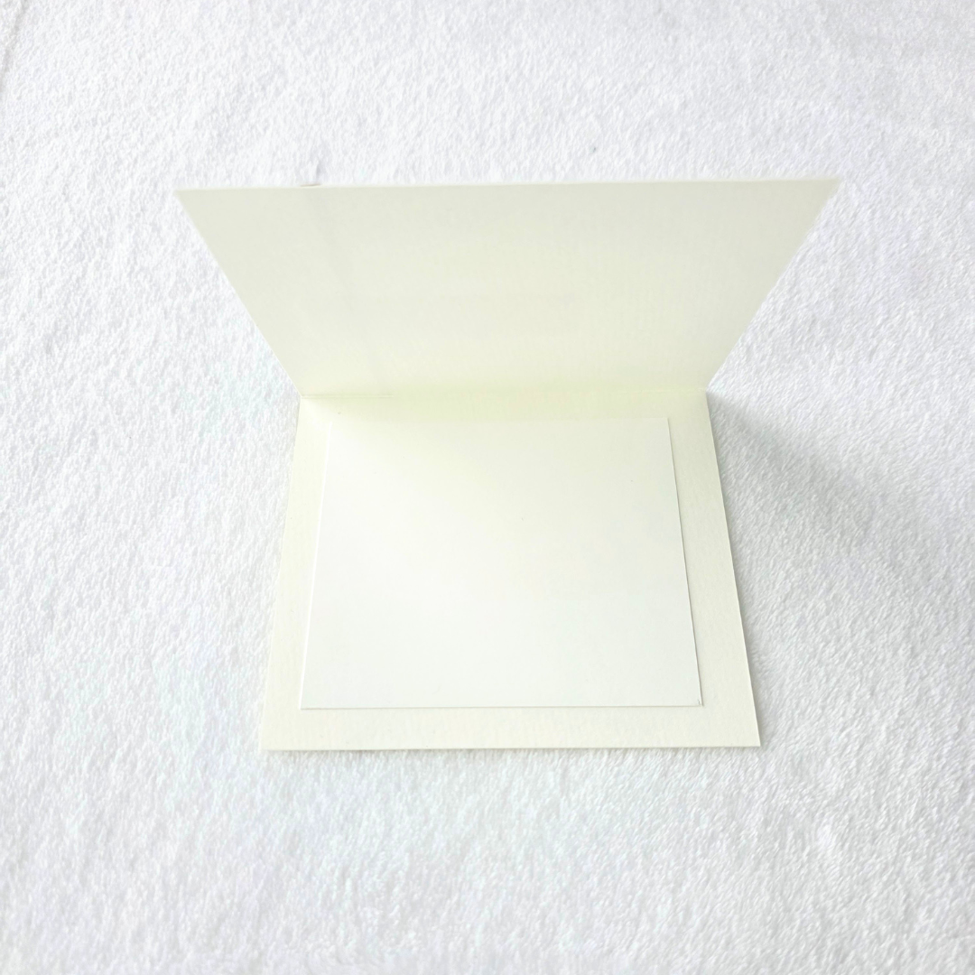 DBLT Ivory Just a Little Note Cards Open