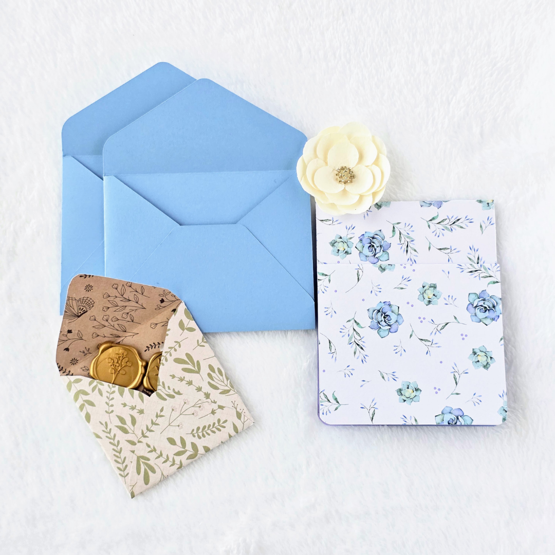 Blue Floral Petite Stationery Set - Full Item display.png