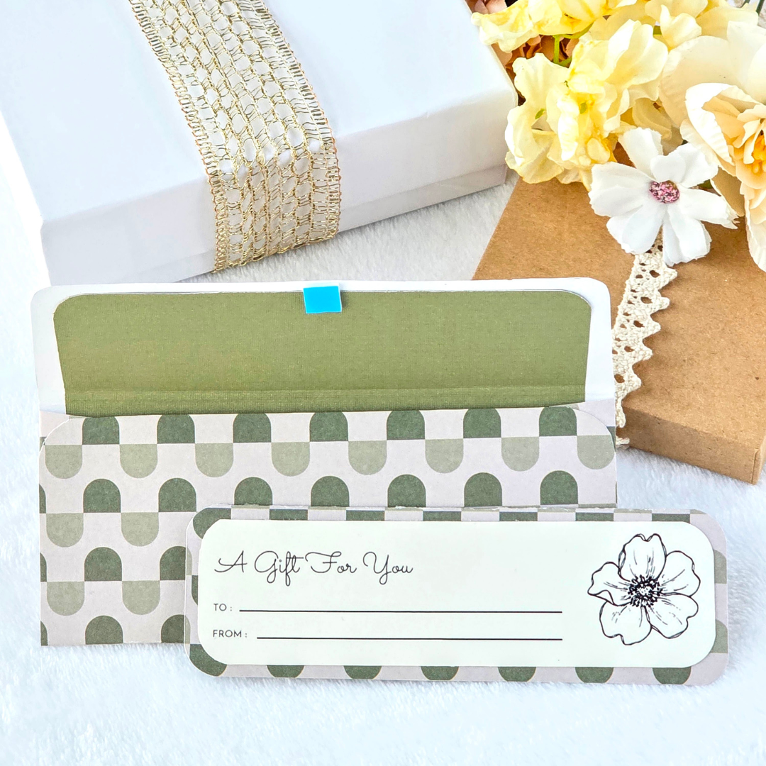Green Print Money Gift Envelope and card Gift Layout.png
