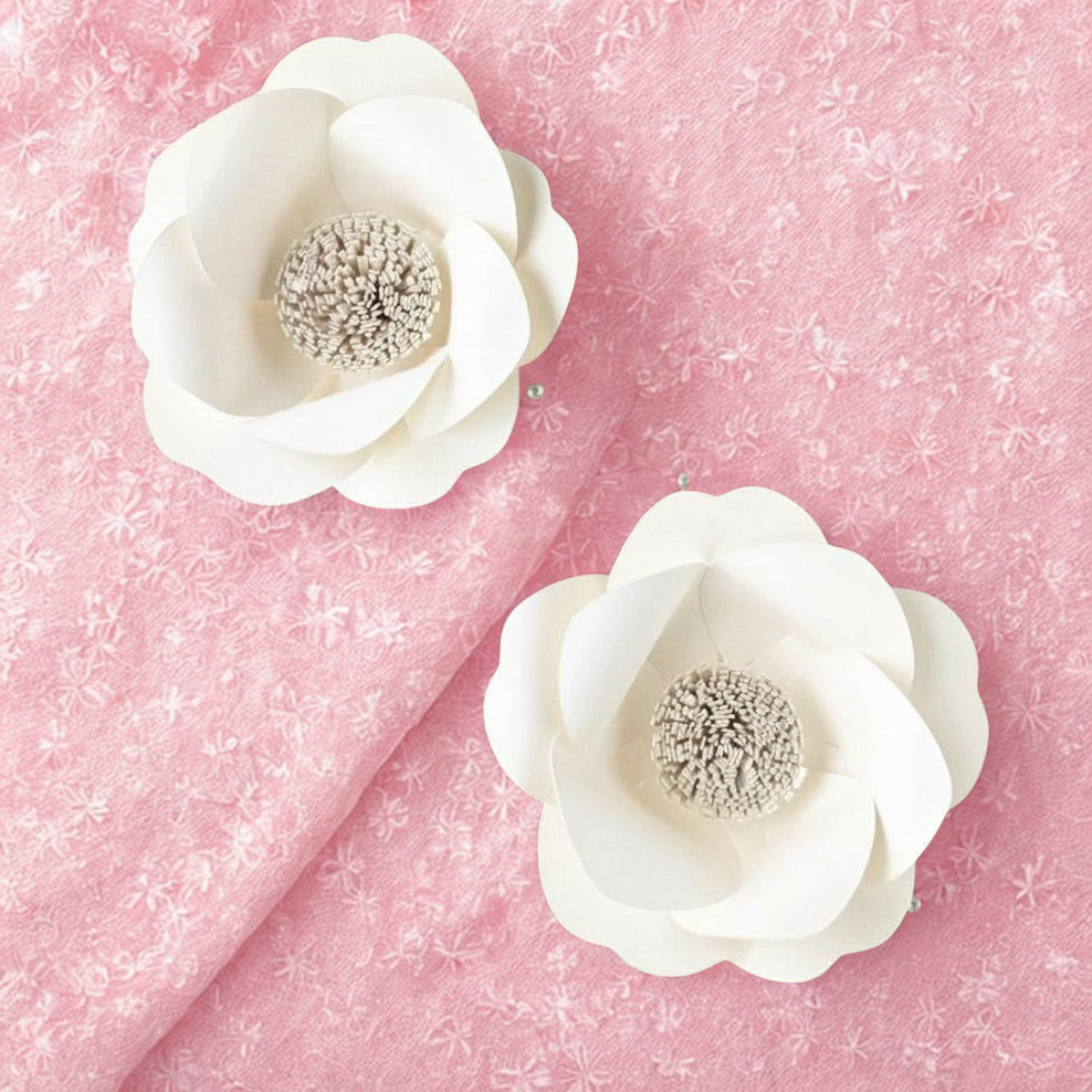 IVORY ANOMONE TWO FLOWERS PINK TABLE COVER.png