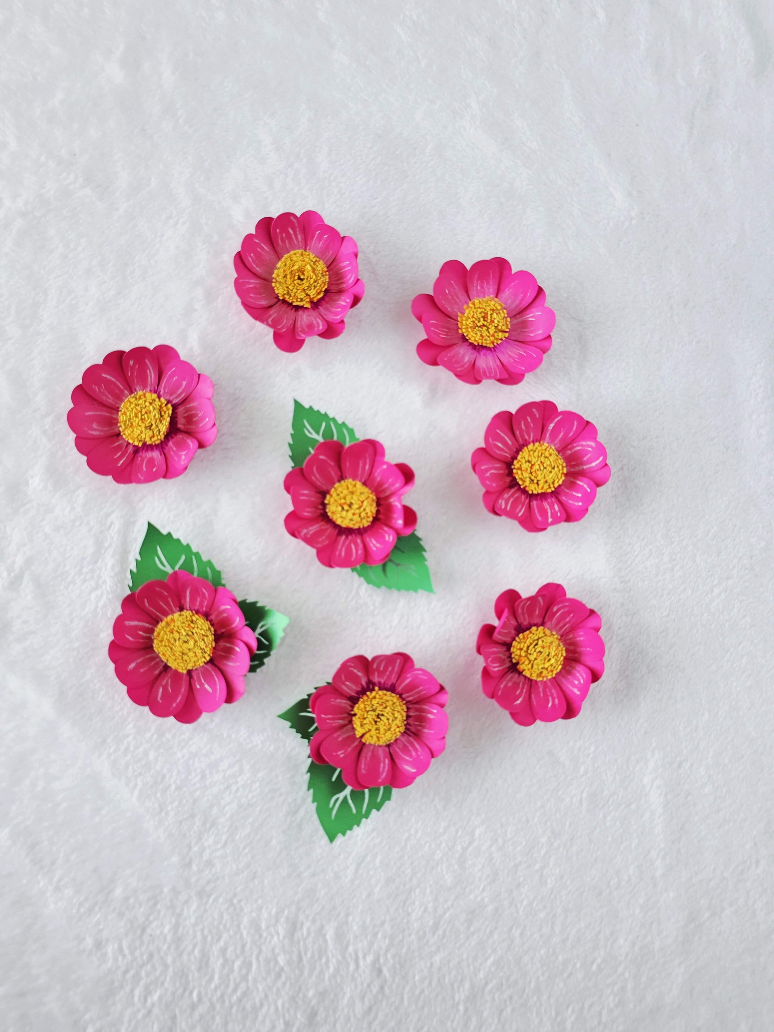 Handmade detailed cosmos paper flowers party or dessert table decorations -  by Designs by Lorraine T