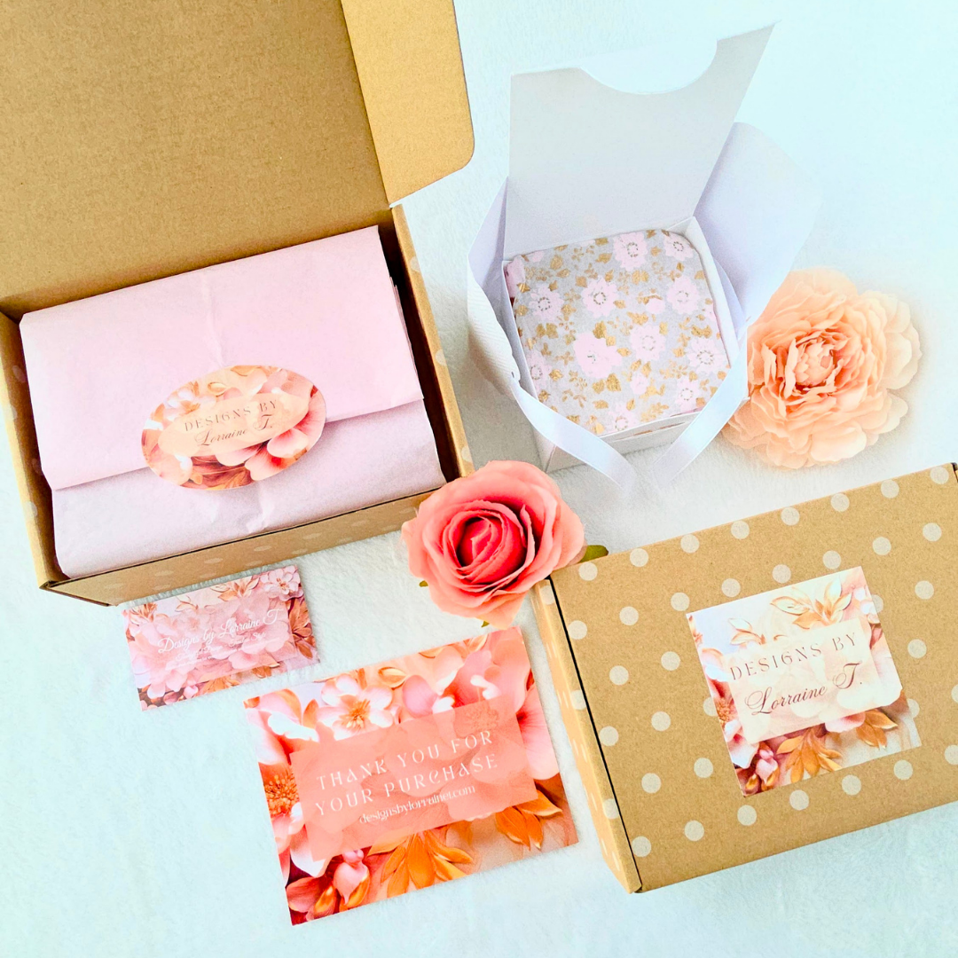 Signature Wrap™ Blush Embellished Mini Note Card Set Packaging3.png