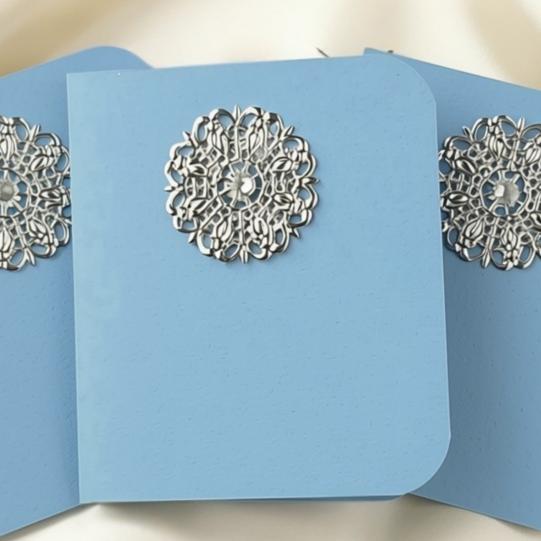 Jeweled Sky Blue Mini Note Card Closeup.png