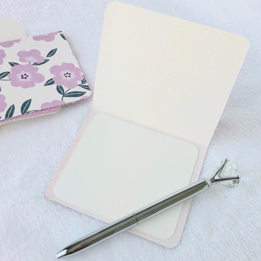 Lavender and Ivory Note Card