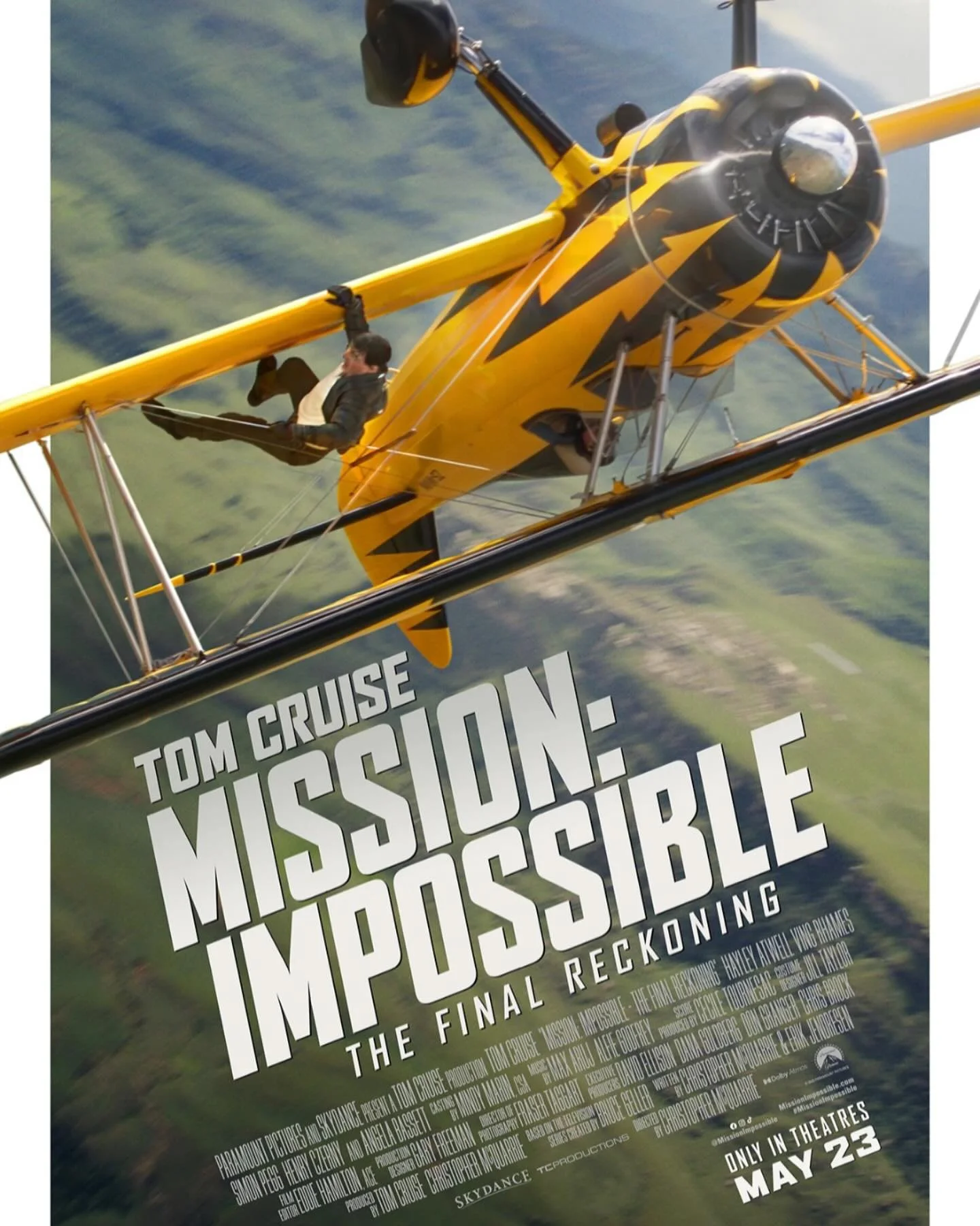 &ldquo;A Tom Cruise Production&rdquo;
I defy anyone with red blood in their veins to not be viscerally thrilled and emotionally moved by the cinematic bravura of Mission: Impossible - The Final Reckoning (the eighth, and most ambitious film, in the s