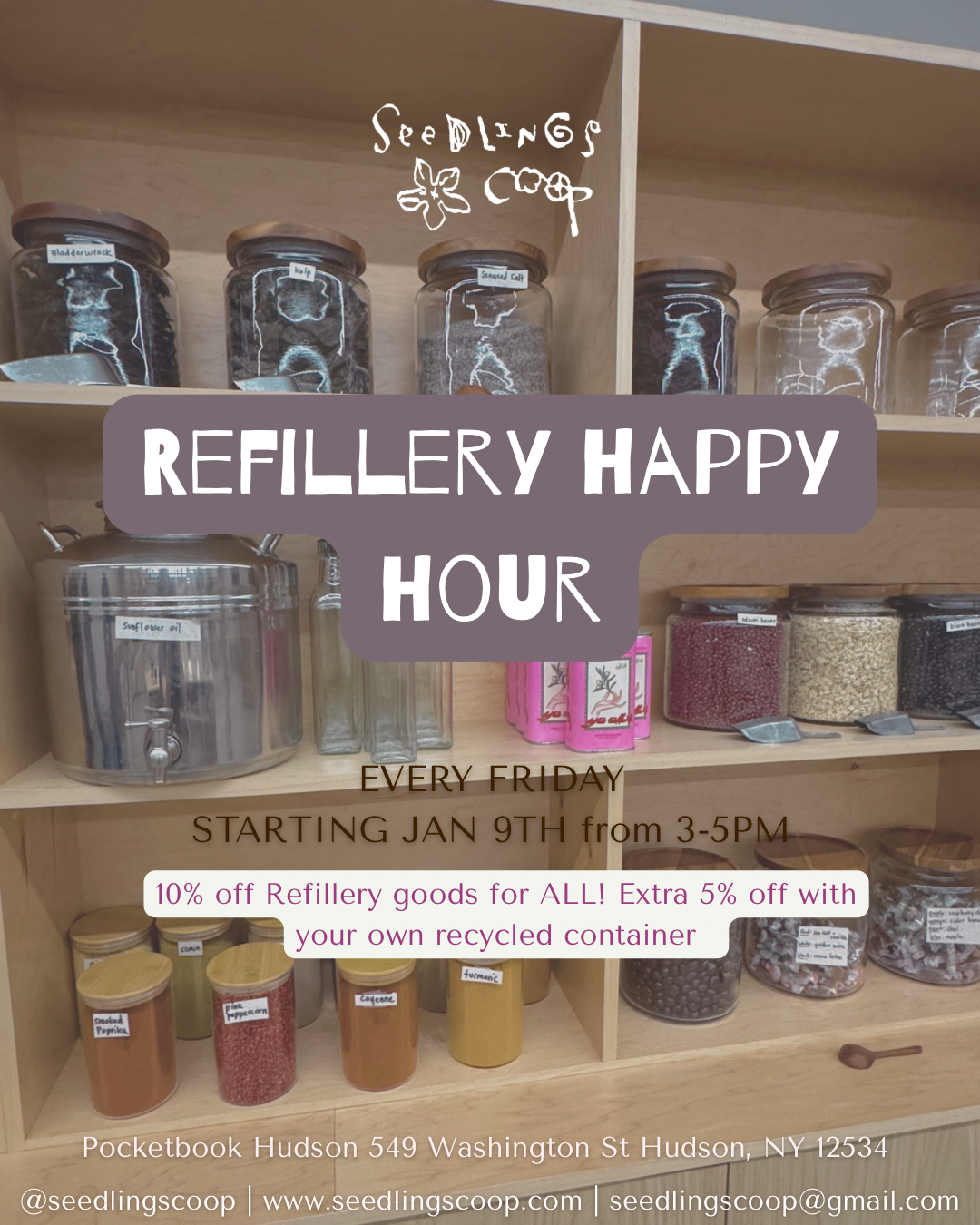 Refillery Happy Hour 