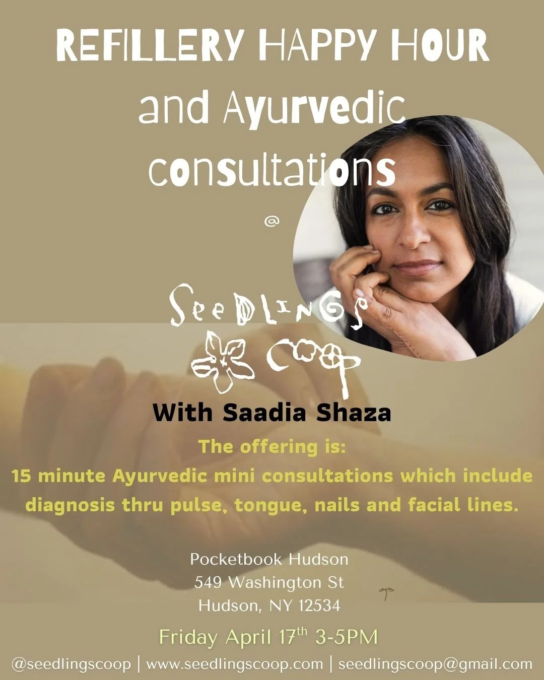 Mini Ayurvedic Consultations With Saadia 