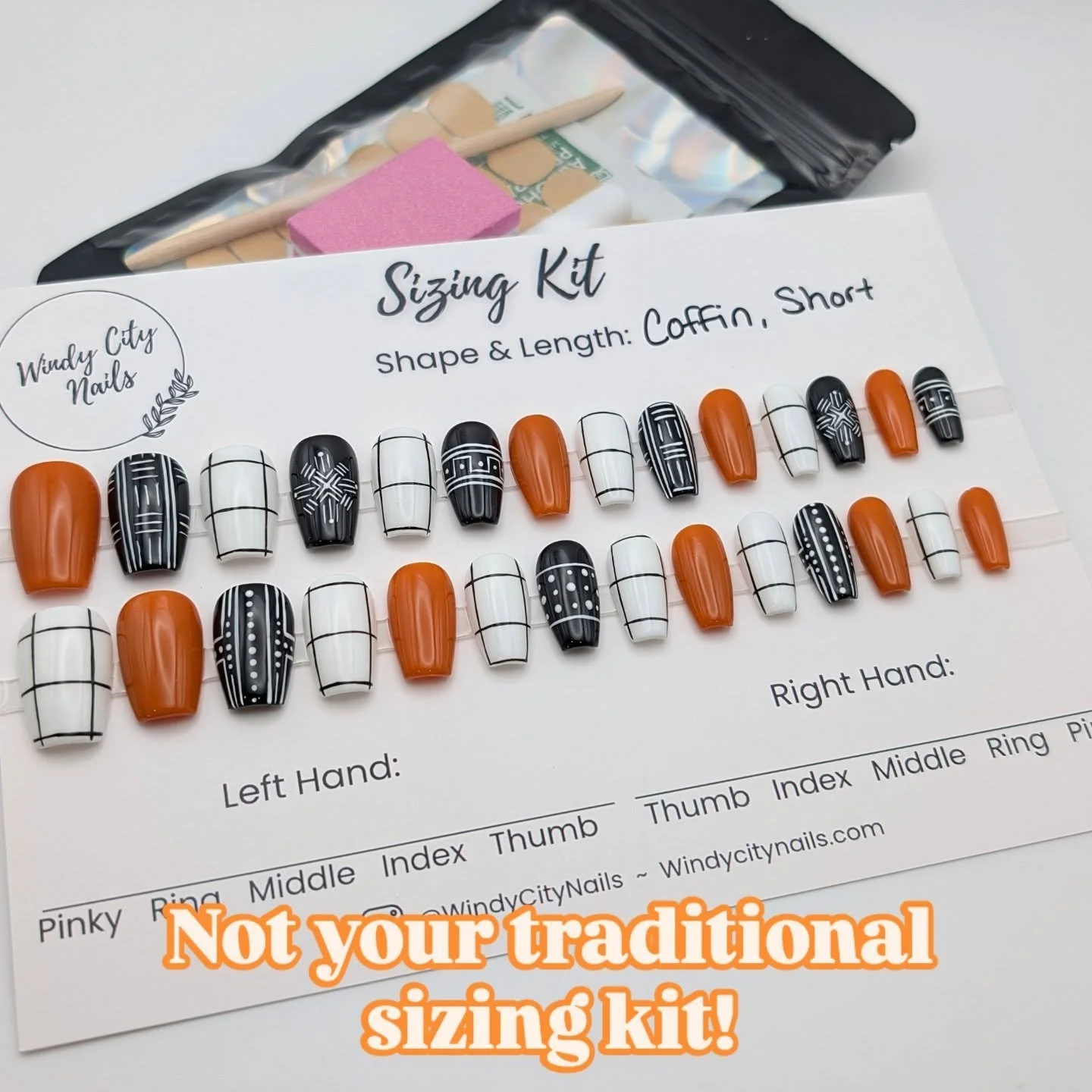 Are you ready for this?! Design your own look with this new Everyday Chic ready to wear sizing kit 🧡🖤🤍

This is not your traditional sizing kit. This is a mix and match ready to wear sizing kit, not only will you get your perfect sizes but you'll 
