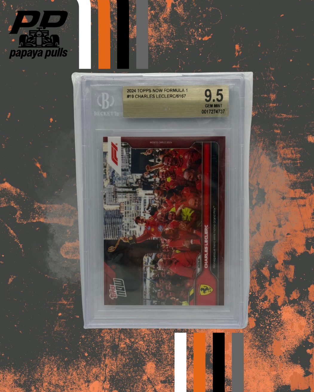 Charles Leclerc - 2024 Topps Now #19  First Monaco Win