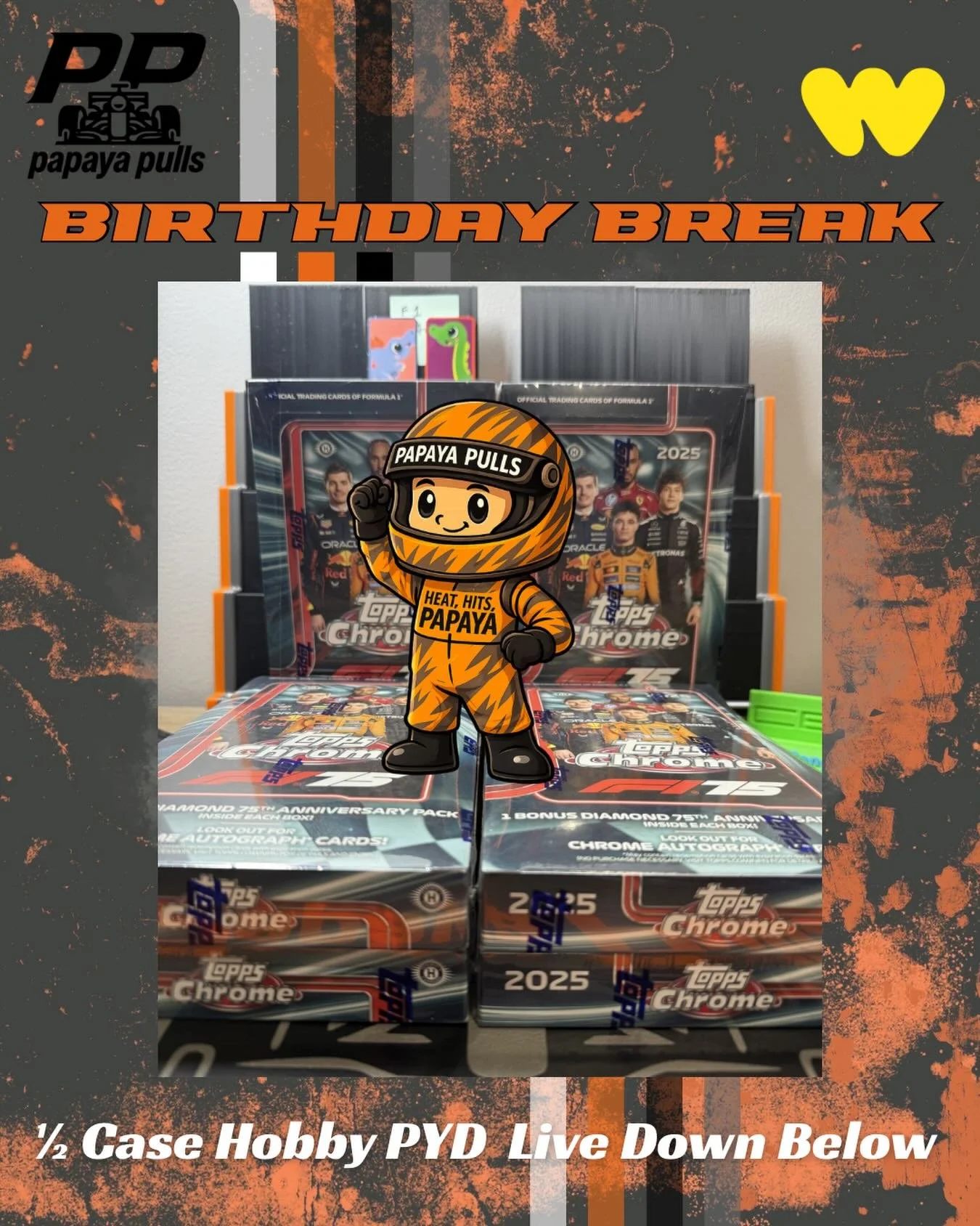 Papaya Pulls 1/2 Case Birthday Break 

We&rsquo;re kicking off March the only way we know how&hellip; with HEAT. 🔥🍊

It&rsquo;s birthday week and we&rsquo;re ripping the SECOND half of our case with 3-4 autos still alive 👀

If the first half had s