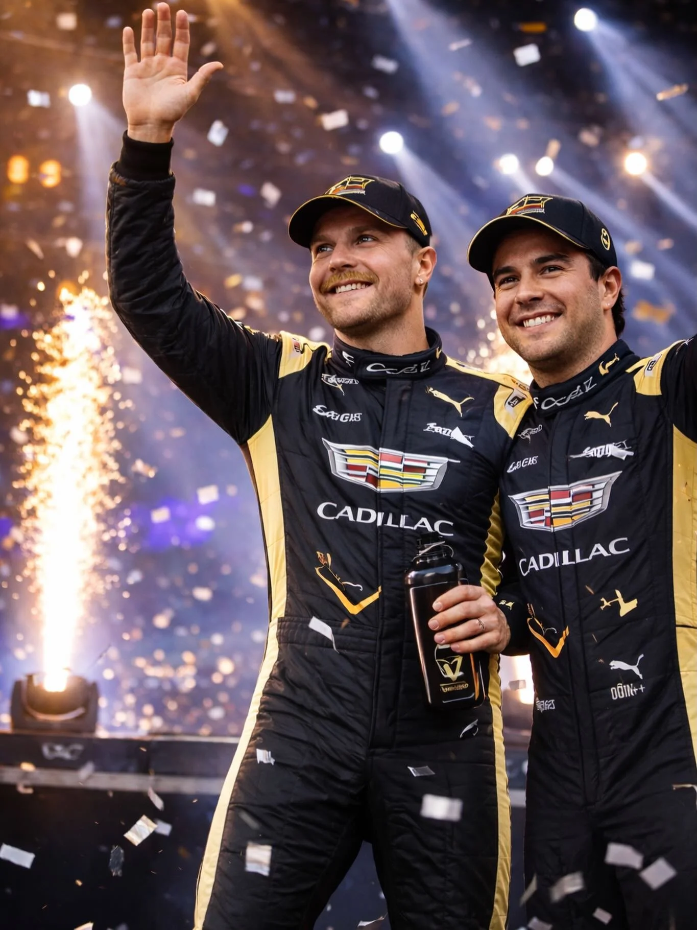 My Super Bowl halftime show prediction: @badbunnypr brings @valtteribottas and @schecoperez on stage mid-Monaco to unveil the @cadillacf1 livery&hellip; and casually swaps the Max Verstappen lyric for Bottas. If this doesn&rsquo;t happen then biggest