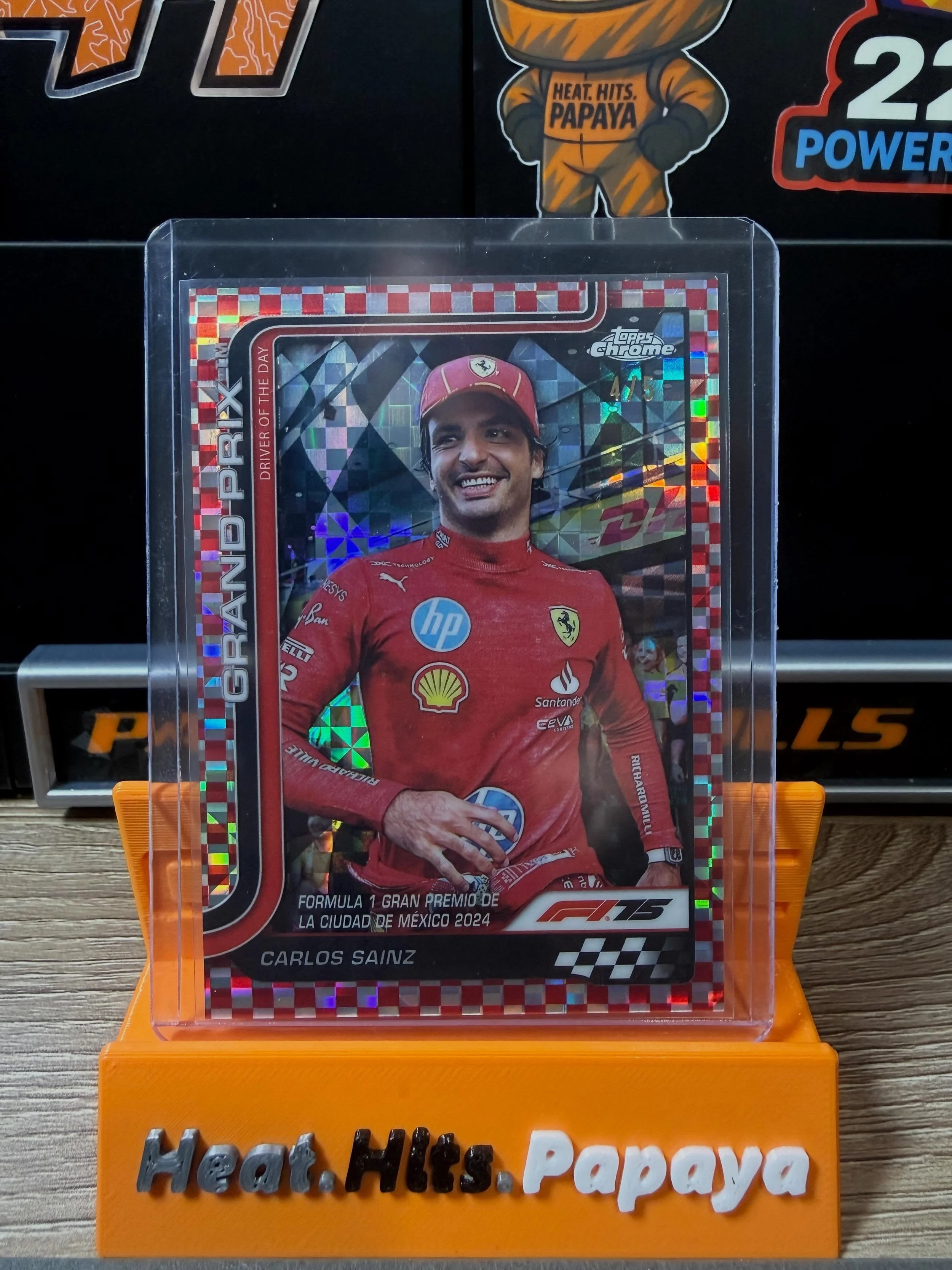 Thea the Dog is officially on a certified heater. 🐶🔥

Another round of pup blessings and she delivered again! This time we pulled an F1 Armour of Yuki Tsunoda and a color-matched Carlos Sainz /5 in Ferrari red. Not a bad day at the office for our f