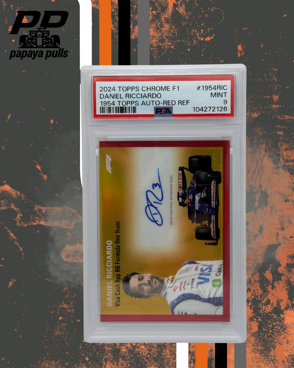 Daniel Ricciardo -1954 Topps Auto Red Refractor