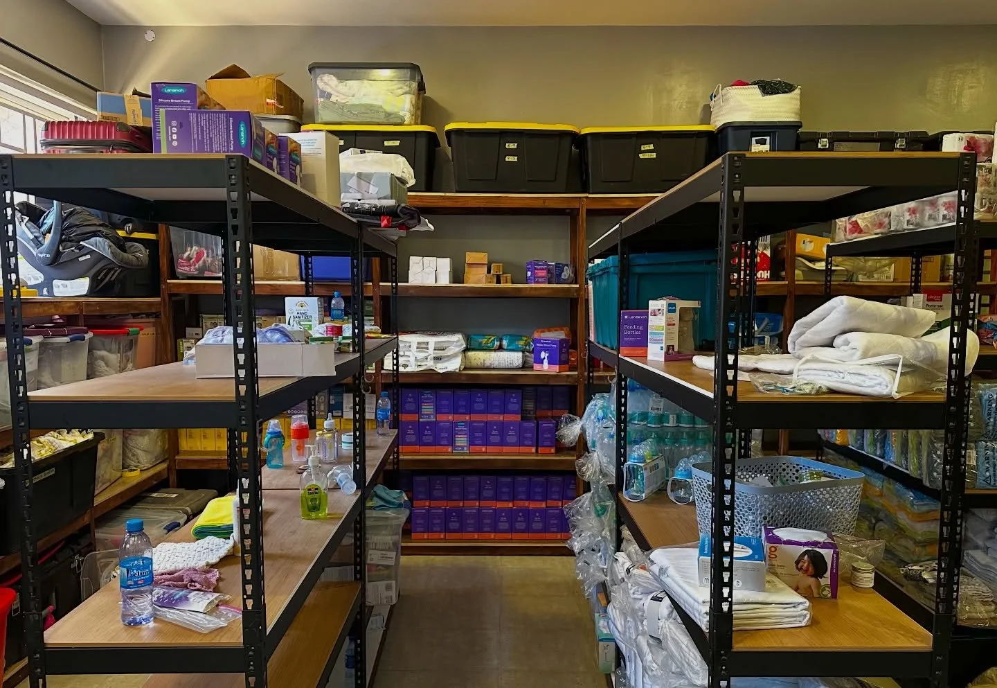 Help us fill these shelves!!
Our container of donations in Ohio is officially 40% full, meaning we have LOTS of room left! We hope to ship it here to Nigeria in January.

Help us fill these shelves in Nigeria with our most needed items OR your own ki