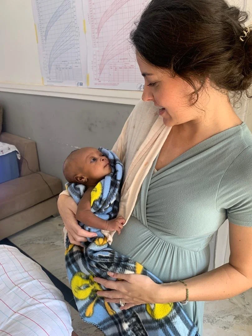 Baby girl came to us back in September weighing 2.9kg (6.5lbs) and 2 months old, she was under her birthweight. Her mama had been feeding her mainly cheap coffee creamer and a local village herbalist told her that her breastmilk was sour and not to b