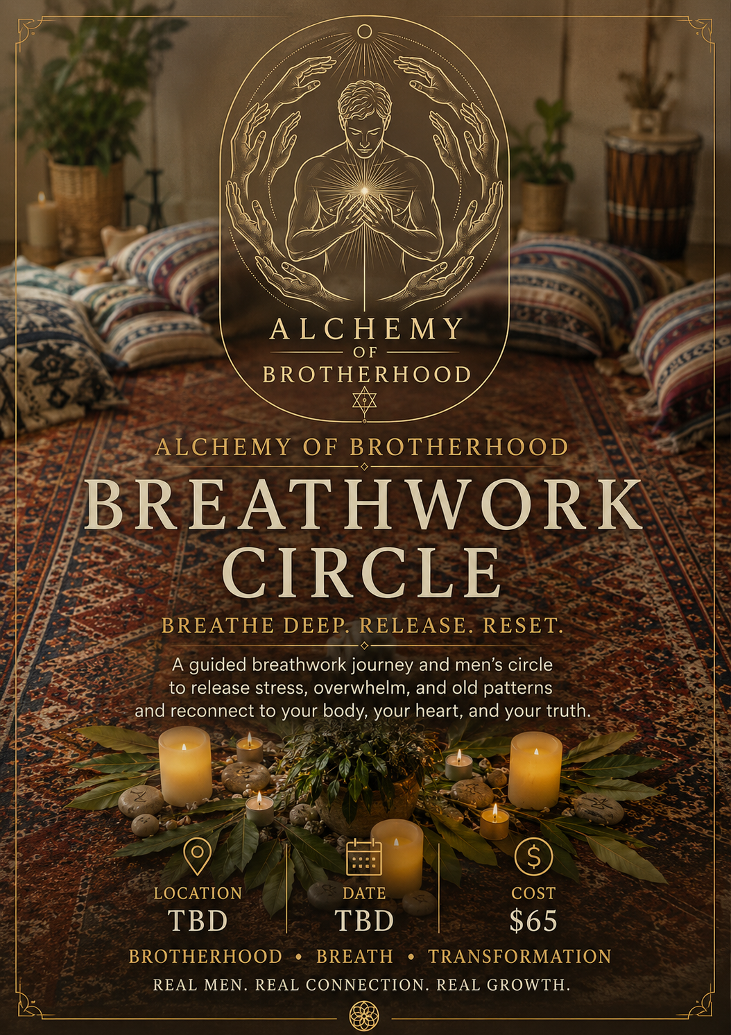 Alchemy of Brotherhood BREATHWORK CIRCLE