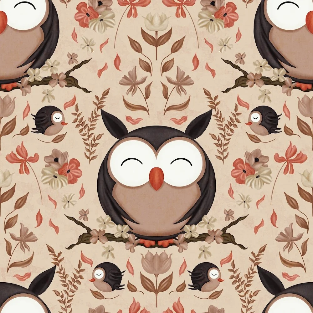 Baby Owl  - Umber  AC25-B32