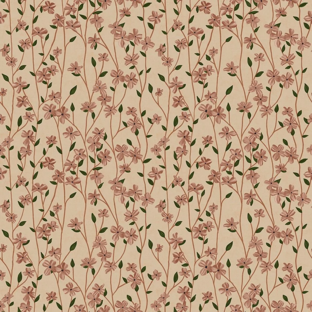 Baby Blooms - Mauve AC25-B37