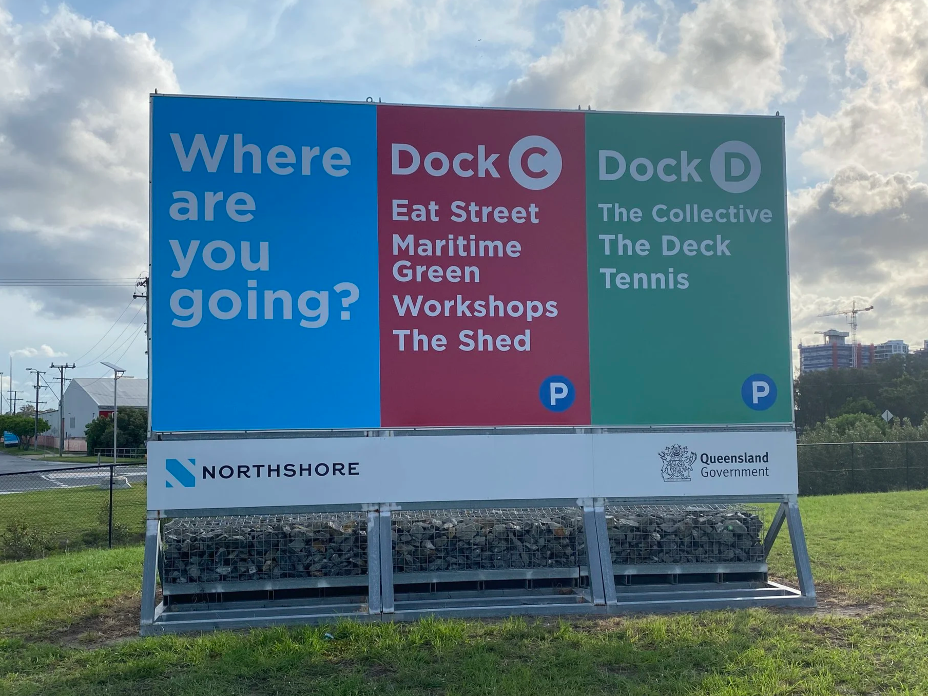 Use of Billboards to support the new wayfinding system