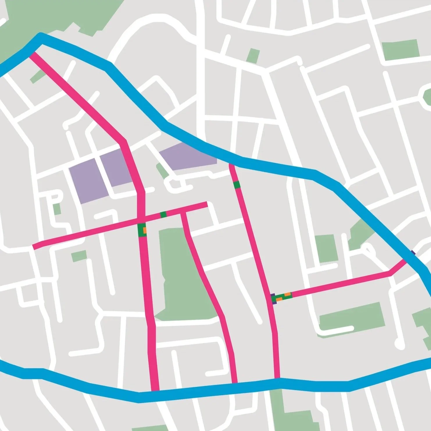 Illustrations for Healthy Streets Publications