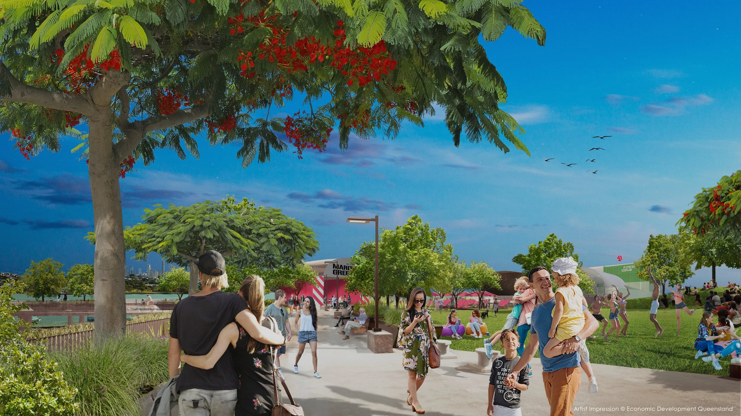 Artist Impression for Maritime Green at Northshore