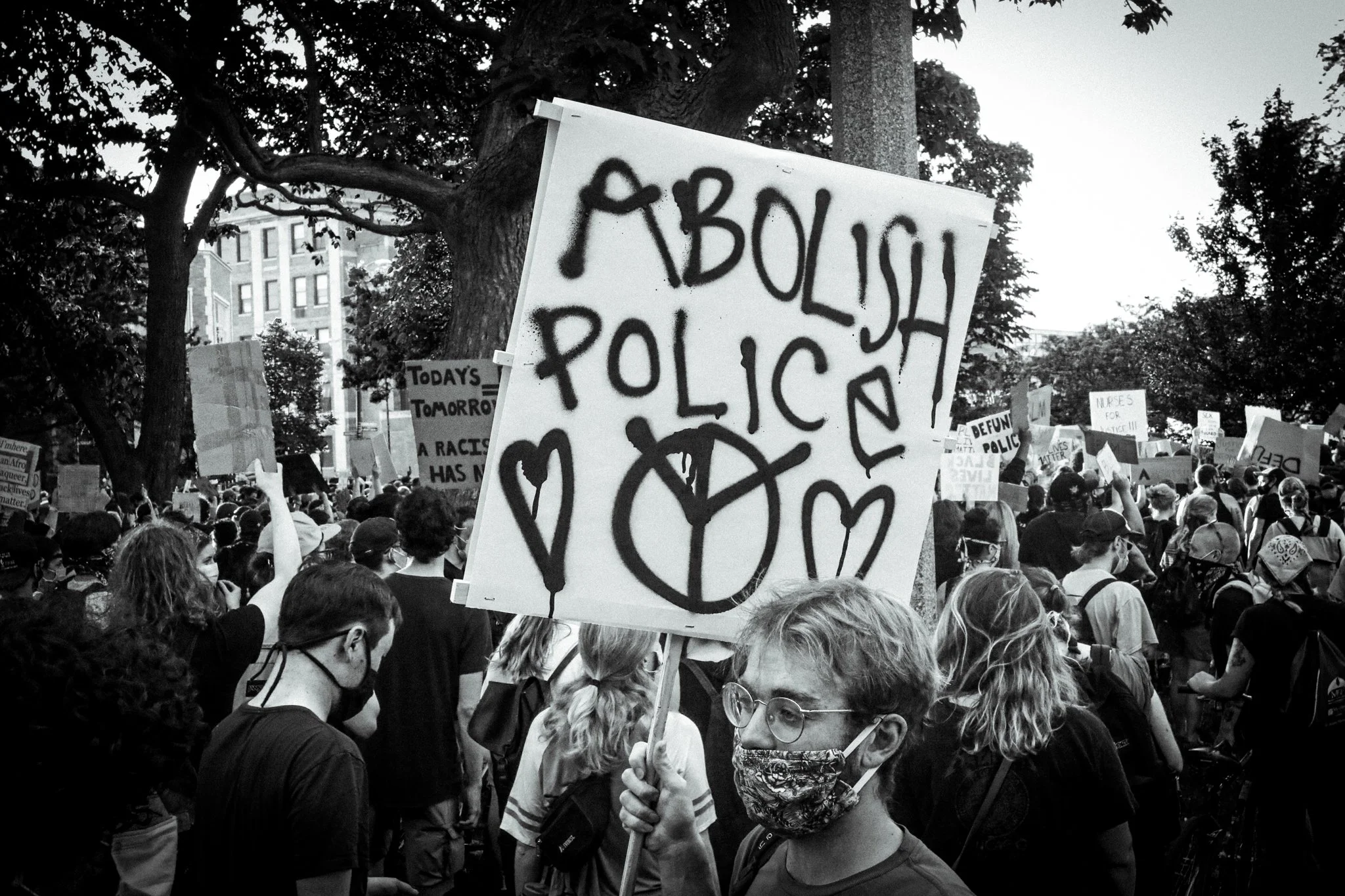 BLM Protest. Chicago, IL., June, 2020.
Shot digital